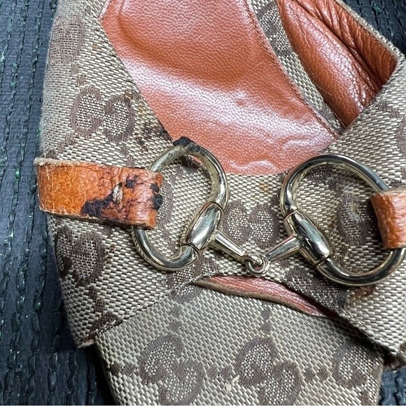 Gucci Open Toe Heels Size 8.5 - Picture 4 of 12